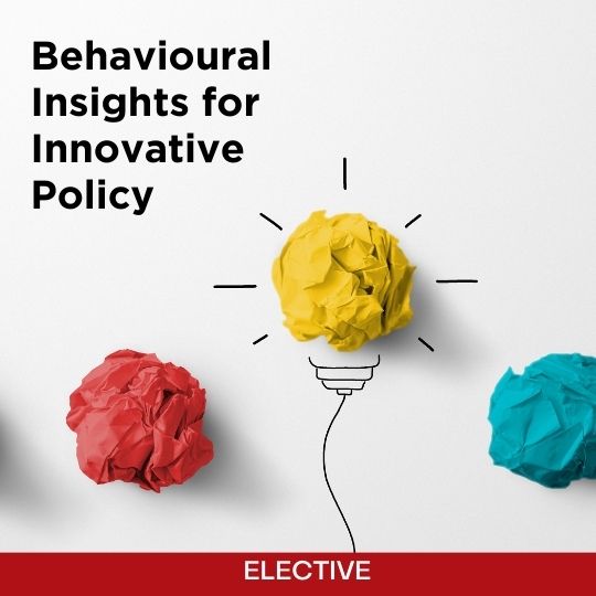 Behavioural Insights for Innovative Policy