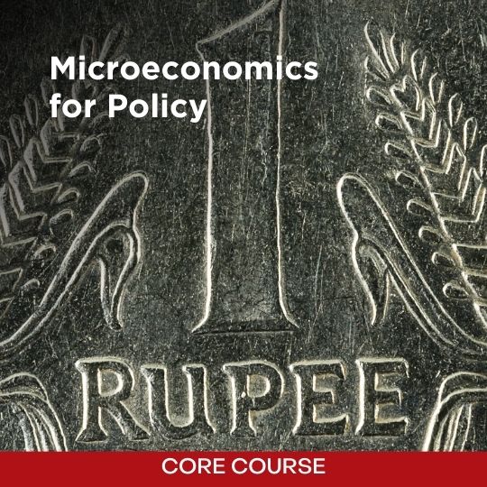 Core course - Microeconomics for Policy