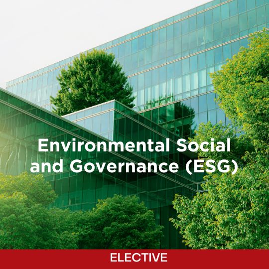 Environmental Social and Governance (ESG)