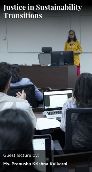 Guest Lecture by: Ms.Pranusha Kulkarni - Debt Resolution in India: An Introduction